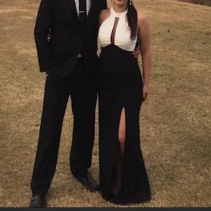 Black and white formal dress from Macy’s